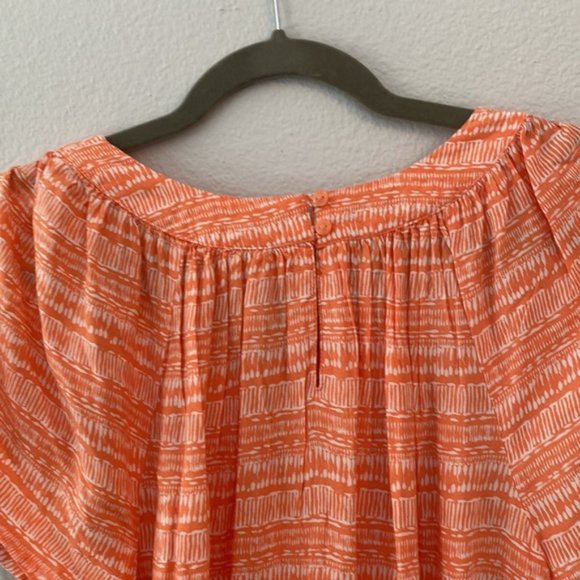 St. Johns Bay Orange Blouse - Picture 6 of 6